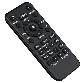 しぃちゃん　サウンドバー 黒 リモコン付き3台セット Amazon | VAH0130 交換用リモコン ヤマハサウンドバー YAS-408